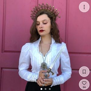 MOVING SALE - Gunne Sax 1970s Blouse